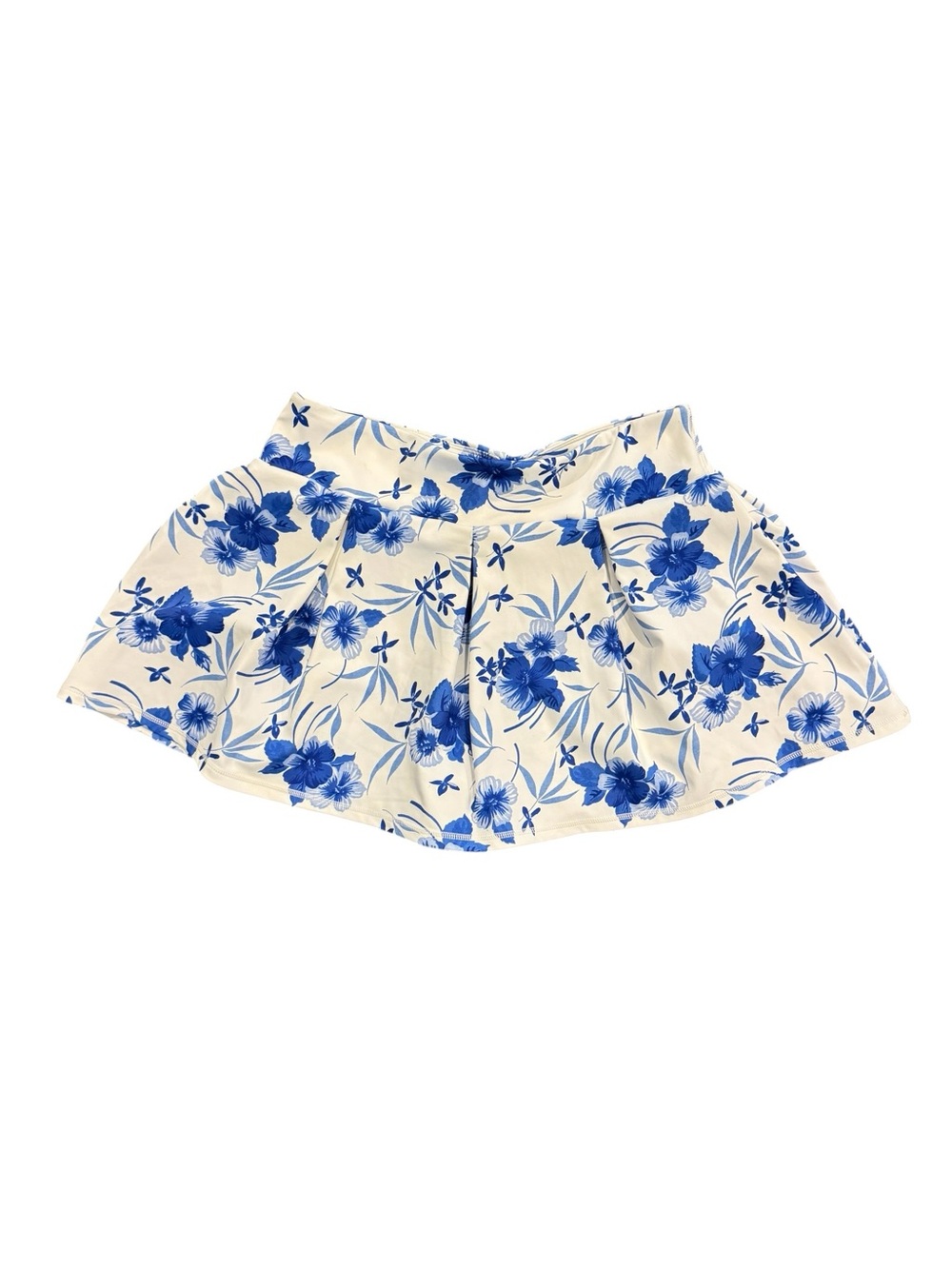 Love Shack Fancy blue & white skort large New!